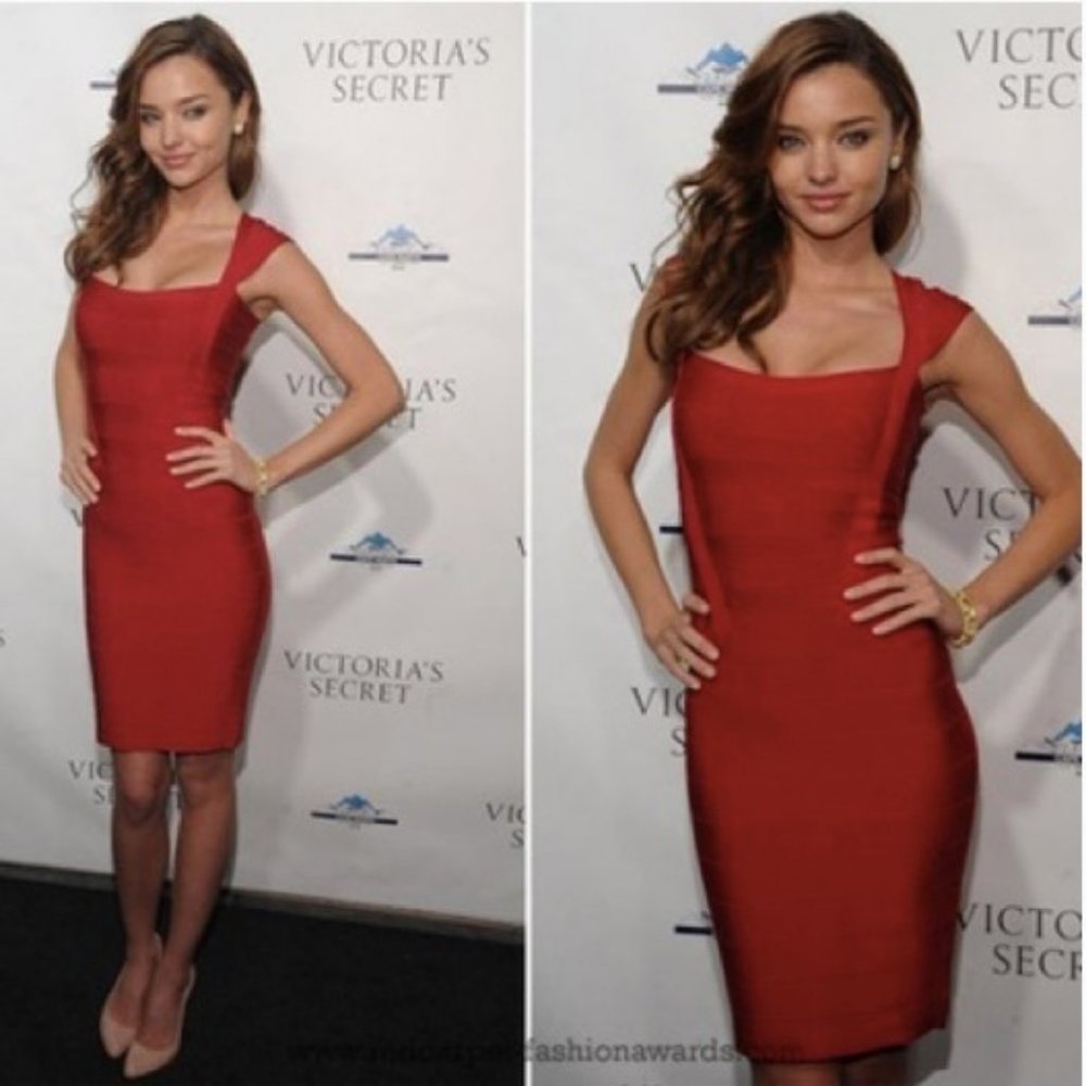 Red Herve Dress